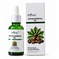 SHYWAY Castor Oil Flacone e cartone da 30 ml su sfondo bianco da studio
