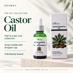 SHYWAY Castor Oil: presentazione del prodotto con testo in inglese